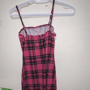 Pink Plaid AltInspo Dress